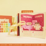 Paper Toy 2011 Pop-up Calendar