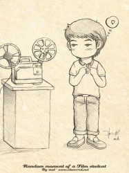Pchy - Random moment of a Film student