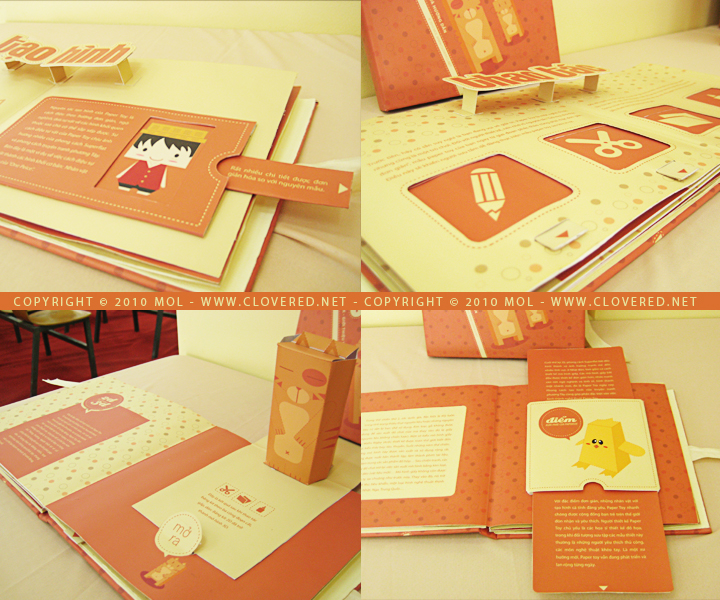 Movable Book - Sách với các thành phần có thể chuyển động từ thao tác của người xem như mở ra, kéo,...