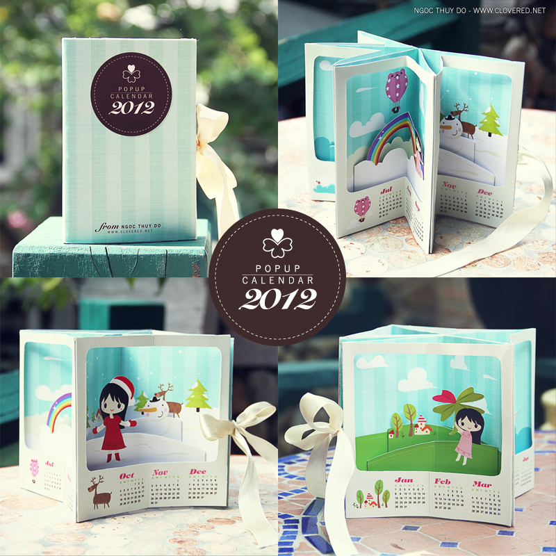 2012 Popup Calendar
