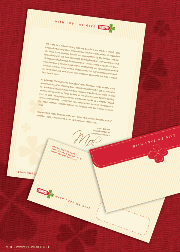 Letter & Envelope template