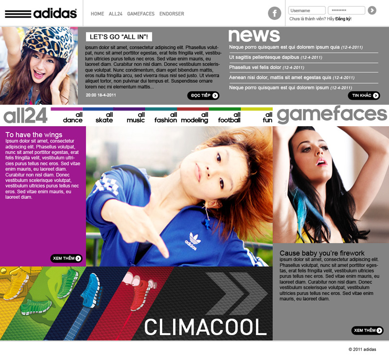 adidas all24 - Homepage
