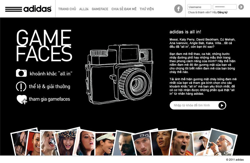 adidas Gamefaces - Gallery