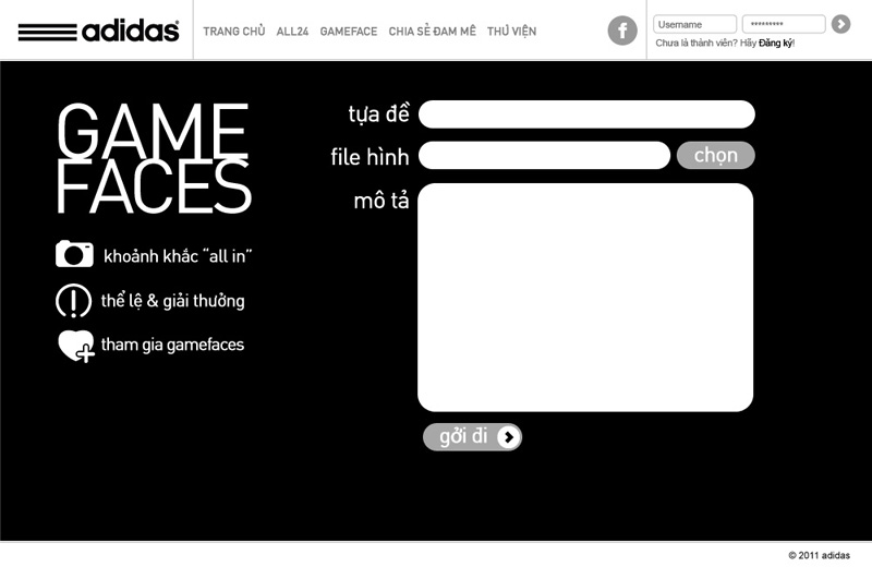 adidas Gamefaces - Join